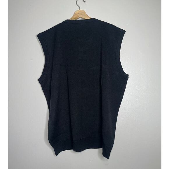 Deadstock Vintage Florida State Seminoles V-Neck Sweater Vest Black 2XL NWT - Picture 5 of 5